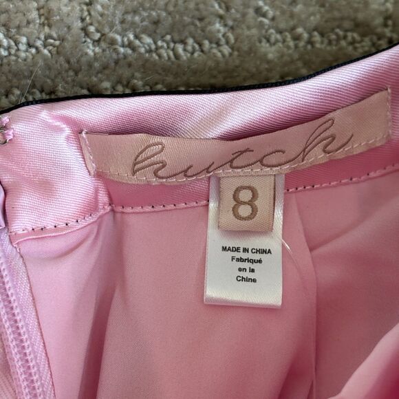 Hutch Full Pleated Bubble Mini Skirt Women's 8 (Fits 6) Bubblegum Pink Coquette - Picture 7 of 11